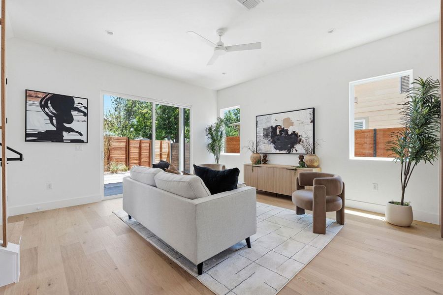 Furnished interior view inside a new home in , Austin (Image 6).