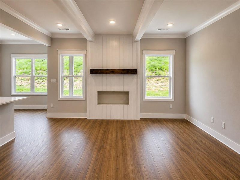 Spacious, unfurnished interior of a new home in Ponderosa Farms Estates, Gainesville (Image 29). Spacious, unfurnished interior of a new home in Ponderosa Farms Estates, Gainesville (Image 29).