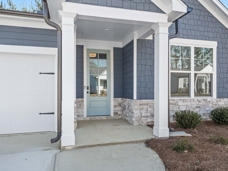 Representative exterior details of a home built from the The Daphne A by Davidson Homes LLC in Kelly Preserve, Loganville (Image 3).