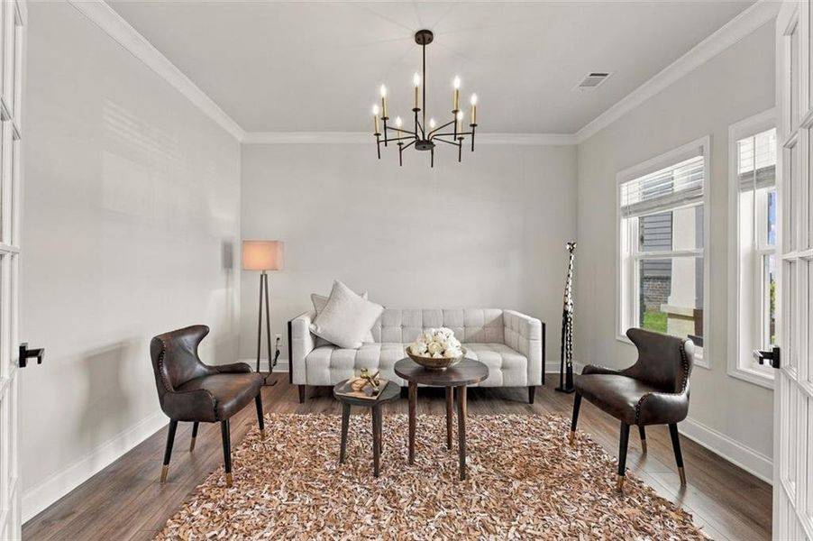 Furnished interior view inside a new home in , Lawrenceville (Image 16).