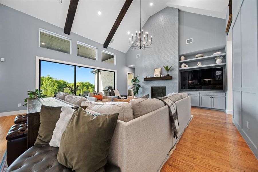Furnished interior view inside a new home in , Prosper (Image 27).
