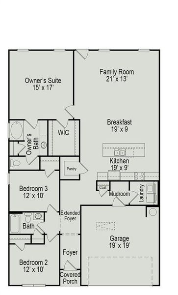 The Crawford Floorplan The Crawford Floorplan