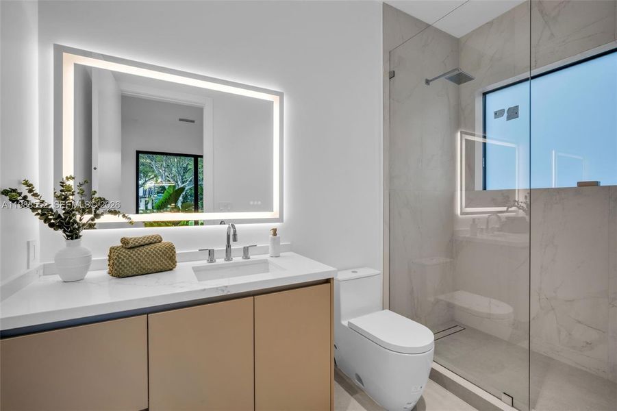 Furnished interior view inside a new home in , Miami Shores (Image 17).