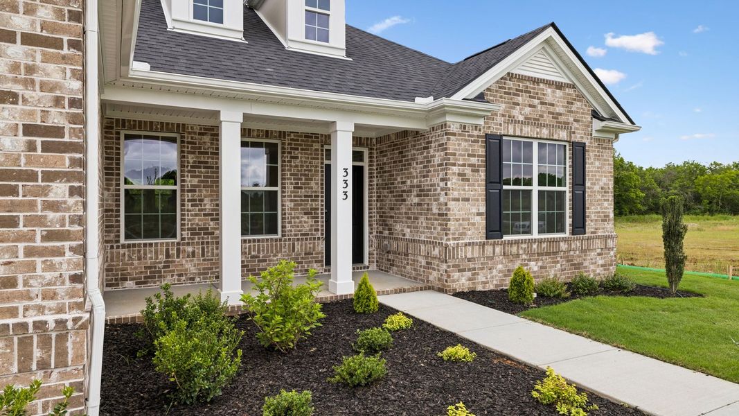 Representative exterior details of a home built from the Holden by D.R. Horton in Harvest Point, Spring Hill (Image 4).