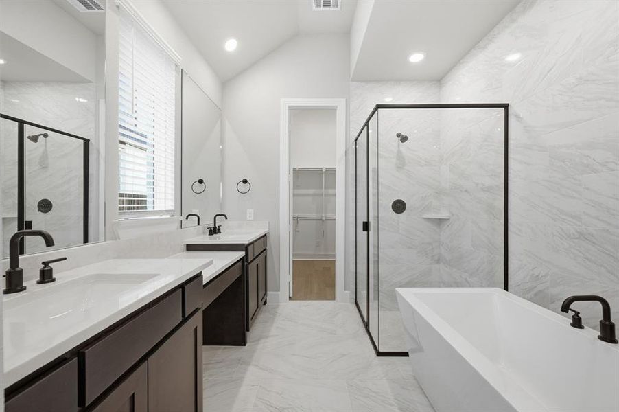 Furnished interior view inside a new home in Sandbrock Ranch, Aubrey (Image 11).