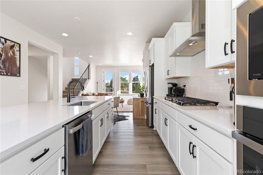 Furnished interior view inside a new home in Haskins Station, Arvada (Image 14). Furnished interior view inside a new home in Haskins Station, Arvada (Image 14).