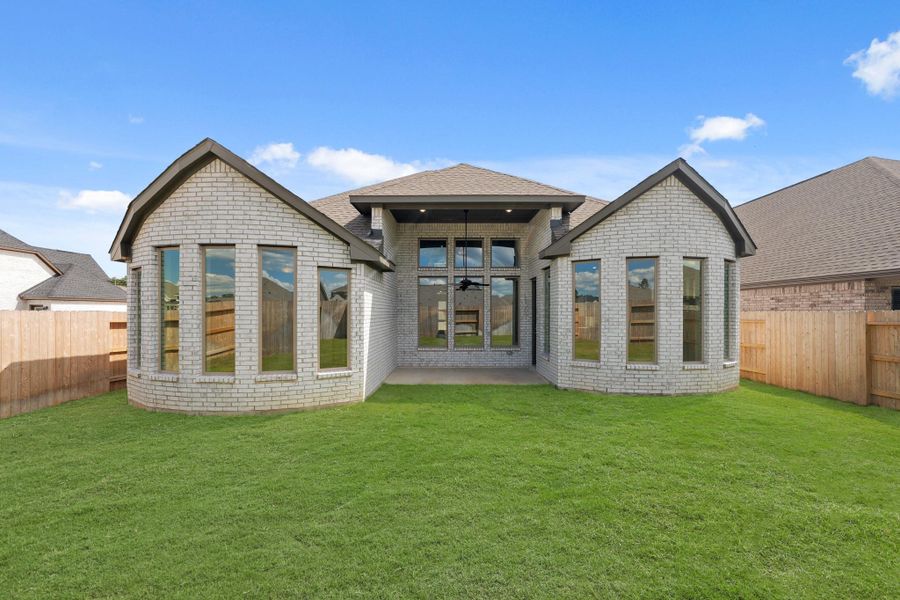 Exterior details and patio area of a home in The Trails, New Caney (Image 30). Exterior details and patio area of a home in The Trails, New Caney (Image 30).