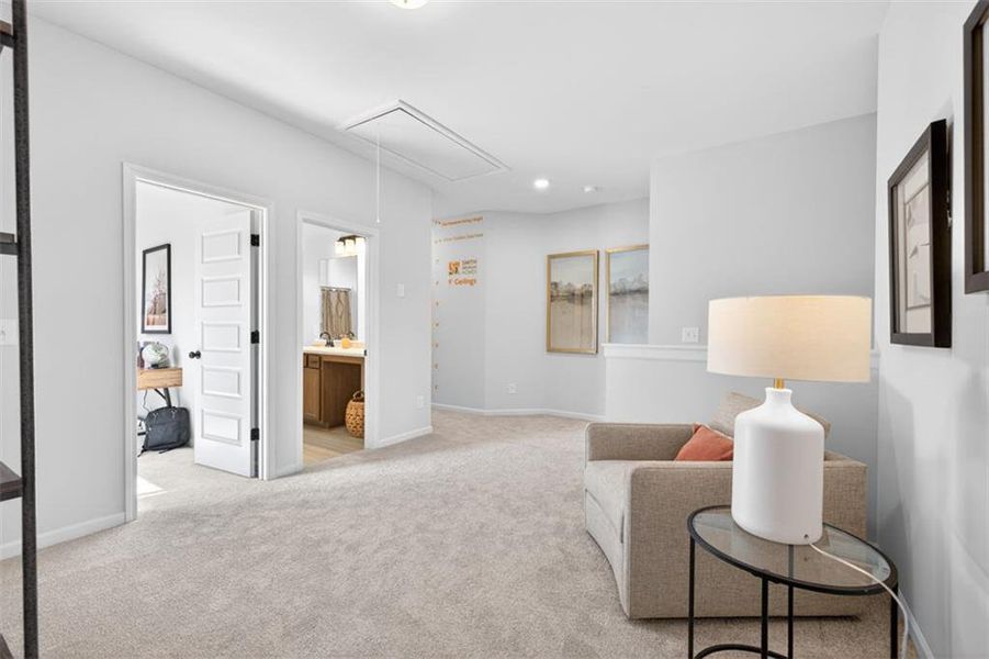 Furnished interior view inside a new home in Saddle Ridge, Calhoun (Image 32).