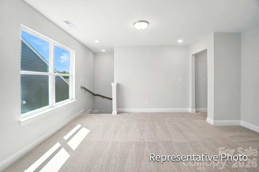 Spacious, unfurnished interior of a new home in Waterford Commons, Rock Hill (Image 16).