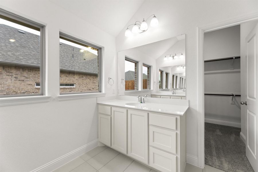 Furnished interior view inside a new home in Creekview Meadows, Pilot Point (Image 12).