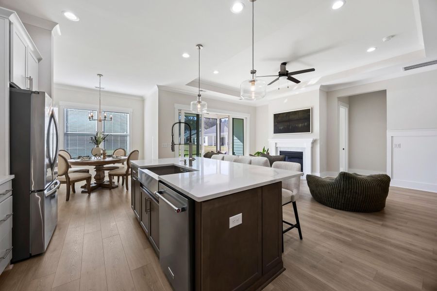 Furnished interior view inside a new home in , Hardeeville (Image 15).