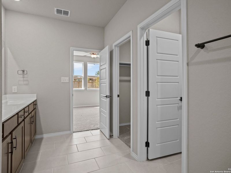 Furnished interior view inside a new home in Comanche Ridge, San Antonio (Image 14).