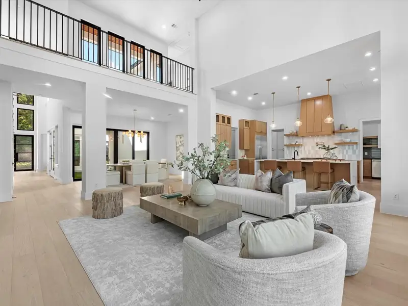 Impeccably designed, this floor plan is a must-see! Soaring 24' ceilings.