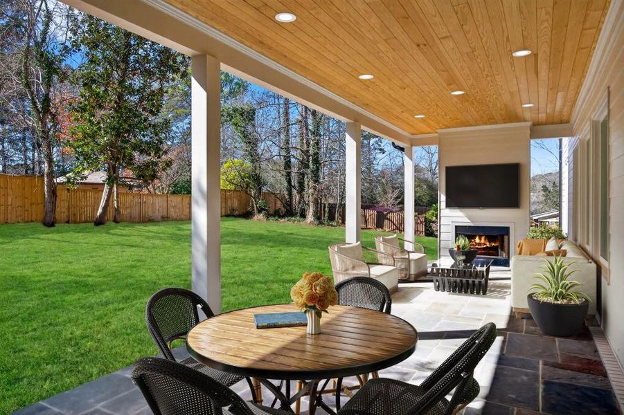 Exterior details and patio area of a home in , Marietta (Image 3).