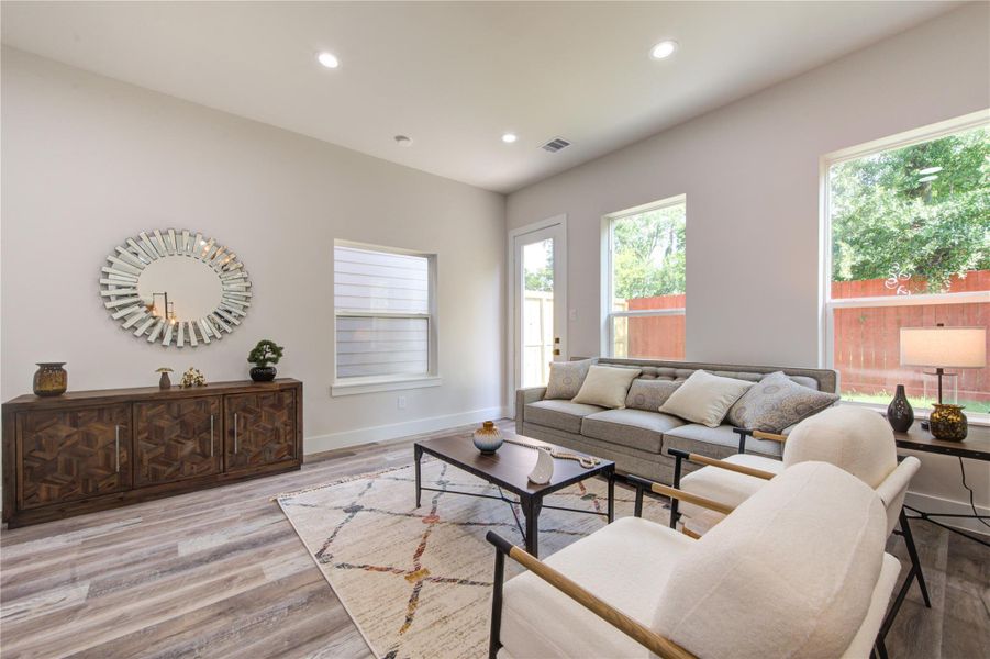 Furnished interior view inside a new home in , Houston (Image 14). Furnished interior view inside a new home in , Houston (Image 14).