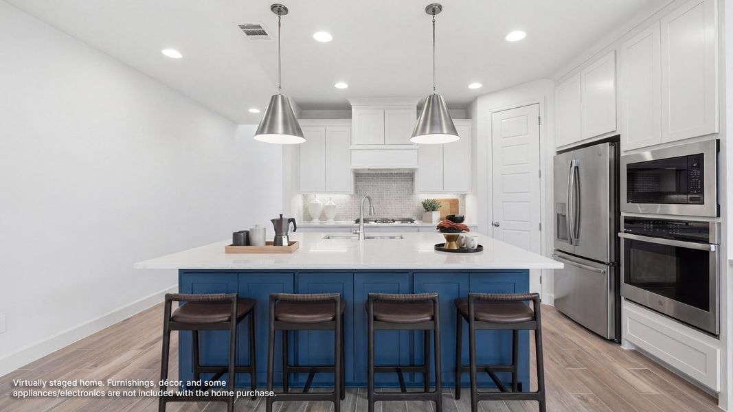 Furnished interior view inside a new home in The Heights at Uptown Celina, Celina (Image 4).