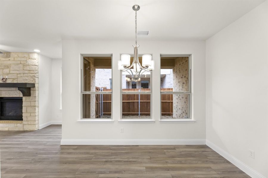 Representative unfurnished interior of a home built from the Juniper by UnionMain Homes in Edgewater, Fate (Image 28).