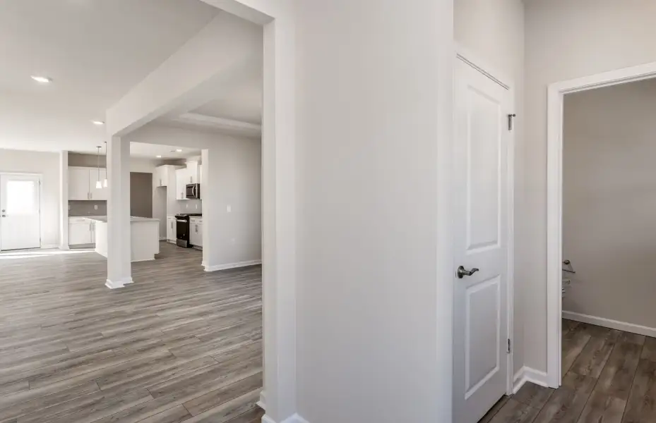 Spacious, unfurnished interior of a new home in Saunders Farm, Willow Spring (Image 10). Spacious, unfurnished interior of a new home in Saunders Farm, Willow Spring (Image 10).