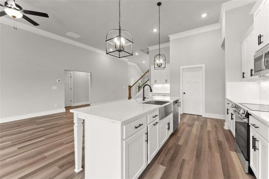 Furnished interior view inside a new home in , Maysville (Image 10). Furnished interior view inside a new home in , Maysville (Image 10).