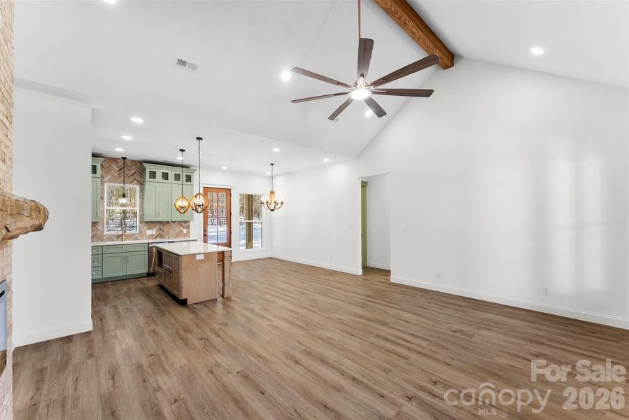 Furnished interior view inside a new home in , Kings Mountain (Image 34).