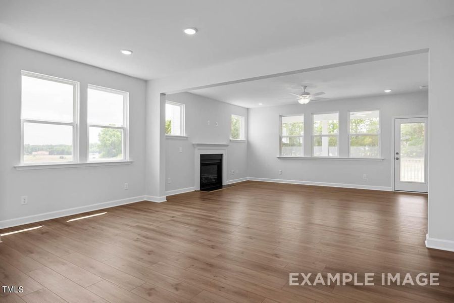 Spacious, unfurnished interior of a new home in Tobacco Road, Angier (Image 18).