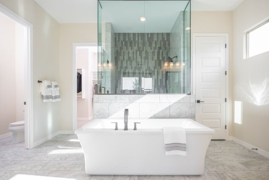 Furnished interior view inside a new home in Elegance at Eastmark, Mesa (Image 33).