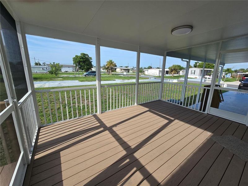 Exterior details and patio area of a home in , Englewood (Image 22).