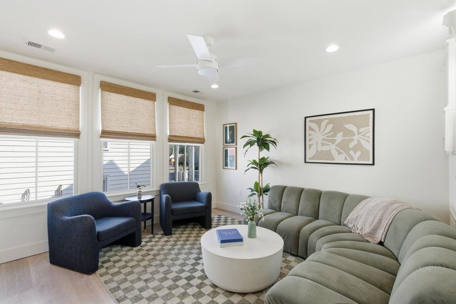 Furnished interior view inside a new home in , Charleston (Image 9).