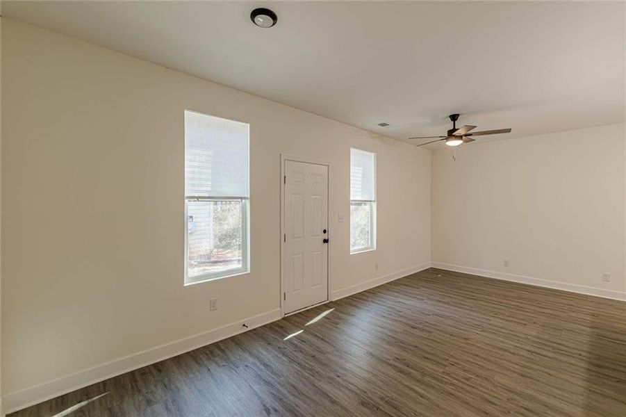 Spacious, unfurnished interior of a new home in , Stone Mountain (Image 24). Spacious, unfurnished interior of a new home in , Stone Mountain (Image 24).