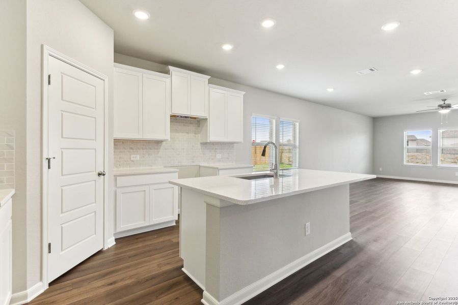 Furnished interior view inside a new home in Remington Ranch, San Antonio (Image 16). Furnished interior view inside a new home in Remington Ranch, San Antonio (Image 16).