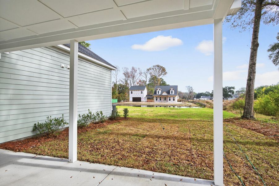 Exterior details and patio area of a home in Johns Island Homes, Johns Island (Image 25). Exterior details and patio area of a home in Johns Island Homes, Johns Island (Image 25).