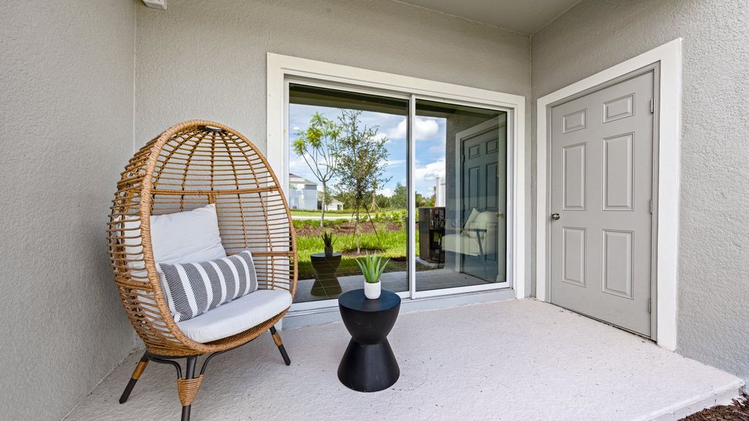 Representative furnished interior of a home built from the Ivy by Taylor Morrison in The Towns at Firethorn, Parrish (Image 13).