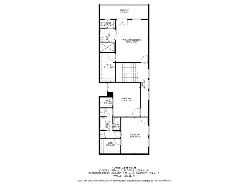 2D floor plan layout of this home in , Houston, TX (Image 5). 2D floor plan layout of this home in , Houston, TX (Image 5).