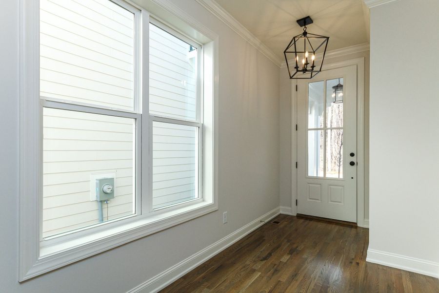 Representative unfurnished interior of a home built from the Cameron by Homes by Dickerson in Wendell Falls, Wendell (Image 16). Representative unfurnished interior of a home built from the Cameron by Homes by Dickerson in Wendell Falls, Wendell (Image 16).