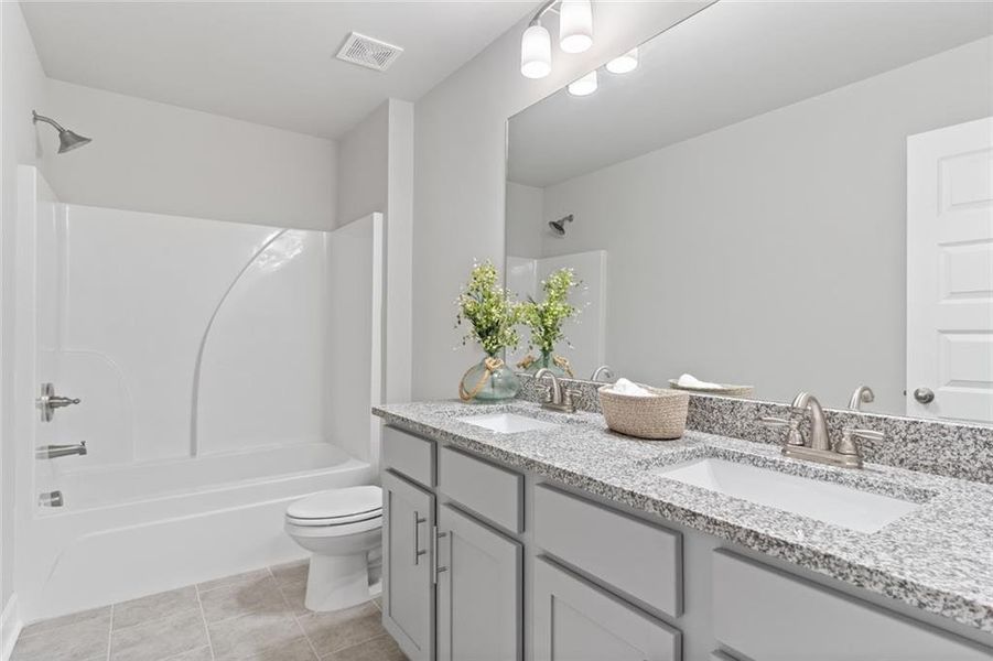 Furnished interior view inside a new home in Paces Estates, Lithia Springs (Image 26). Furnished interior view inside a new home in Paces Estates, Lithia Springs (Image 26).