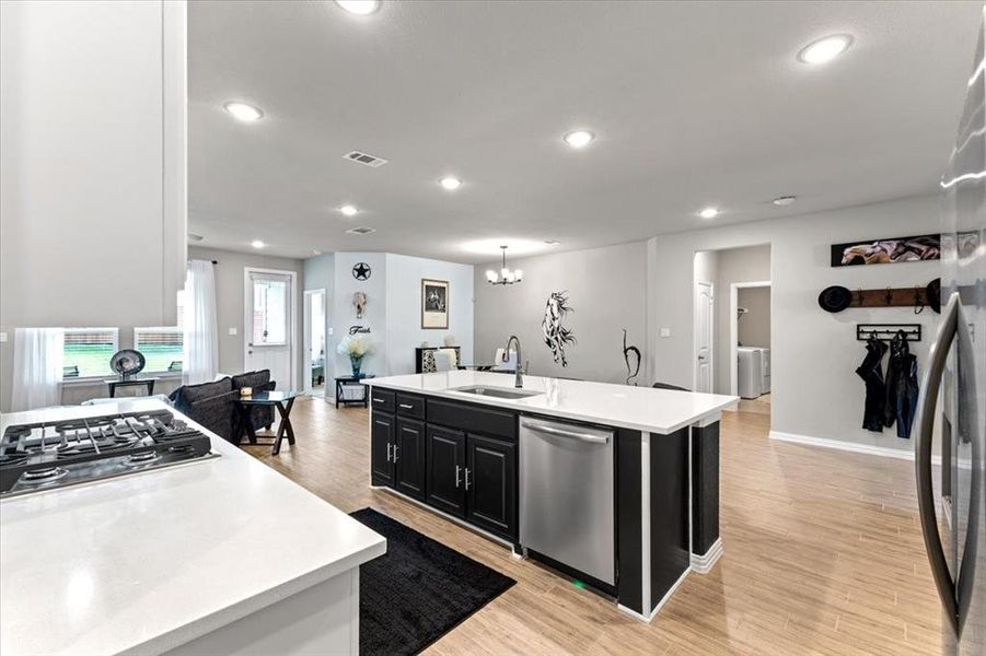 Furnished interior view inside a new home in Lakeview Heights, Azle (Image 6).