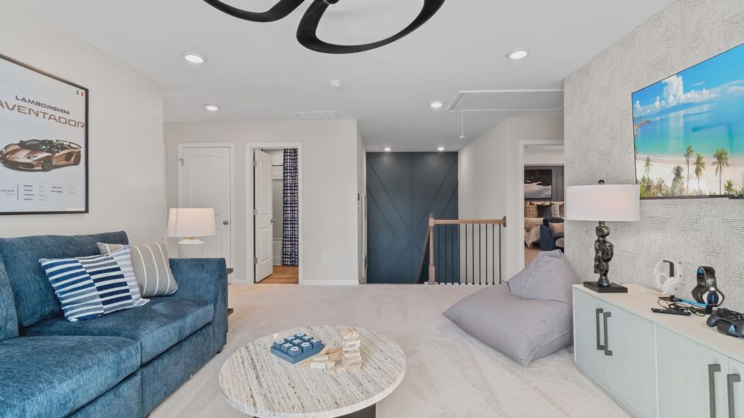 Representative furnished interior of a home built from the Wynwood by DRB Homes in Cottages of Bearwood, Mount Pleasant (Image 38).