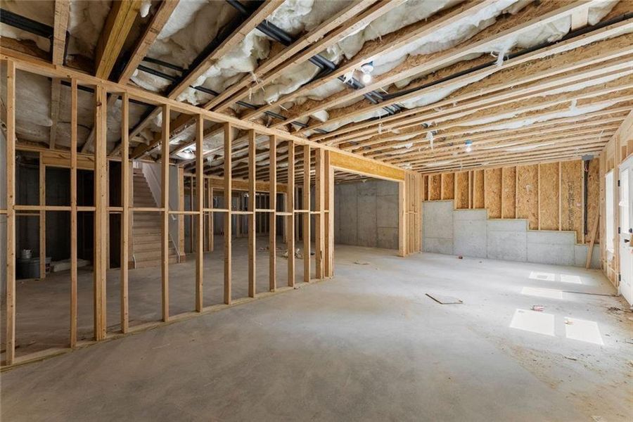 In-progress construction of a new home in , Gainesville, GA (Image 41).