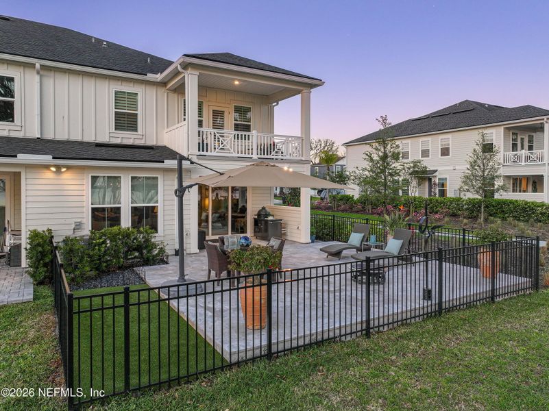 Exterior details and patio area of a home in , St. Johns (Image 23).