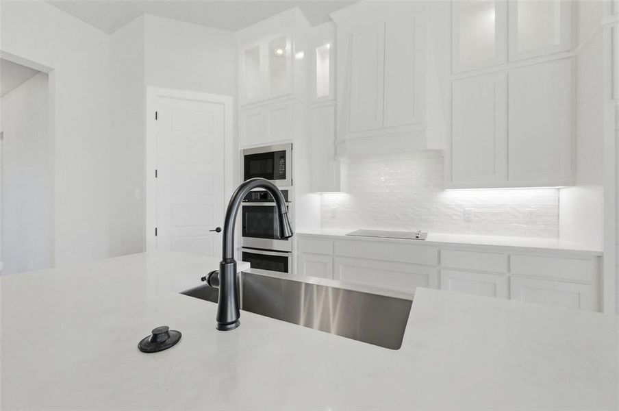 Close-up of interior finishes inside a home in Coyote Crossing, Godley (Image 17).