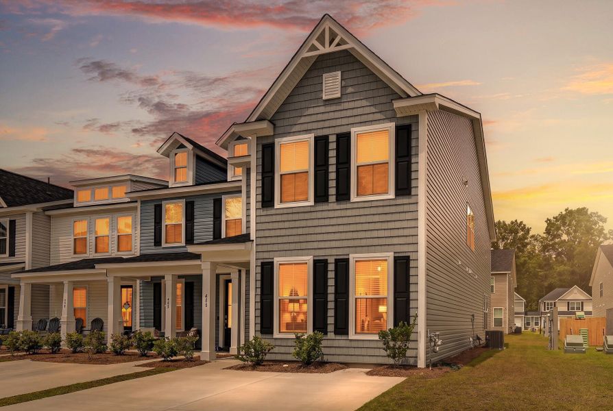 Front exterior of a new home in , Summerville, SC, highlighting curb appeal (Image 2). Front exterior of a new home in , Summerville, SC, highlighting curb appeal (Image 2).