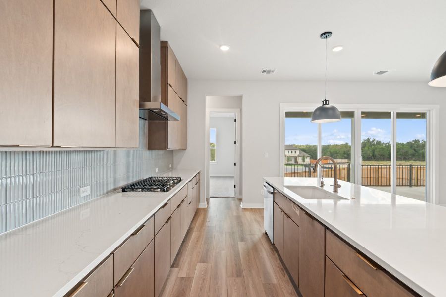Furnished interior view inside a new home in Lariat, Liberty Hill (Image 5).