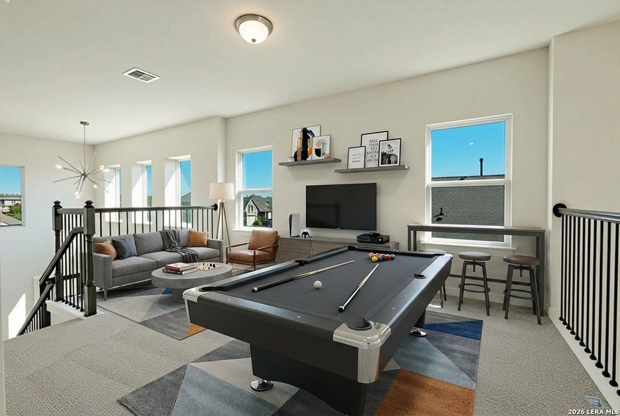 Furnished interior view inside a new home in Foxbrook, Schertz (Image 12).
