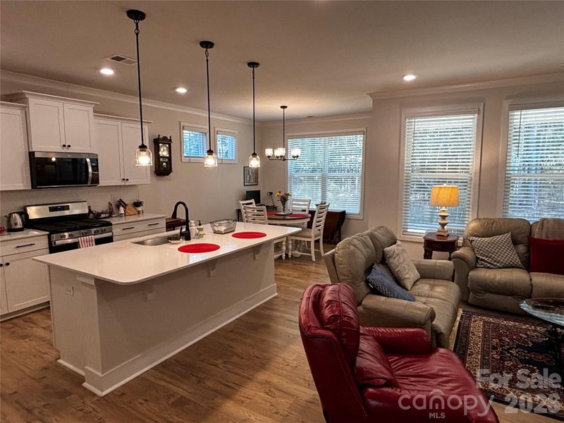 Furnished interior view inside a new home in Westport Freedom Series, York (Image 8).