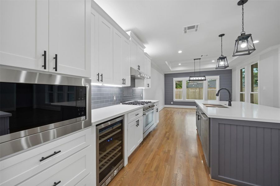 Furnished interior view inside a new home in , Houston (Image 8).