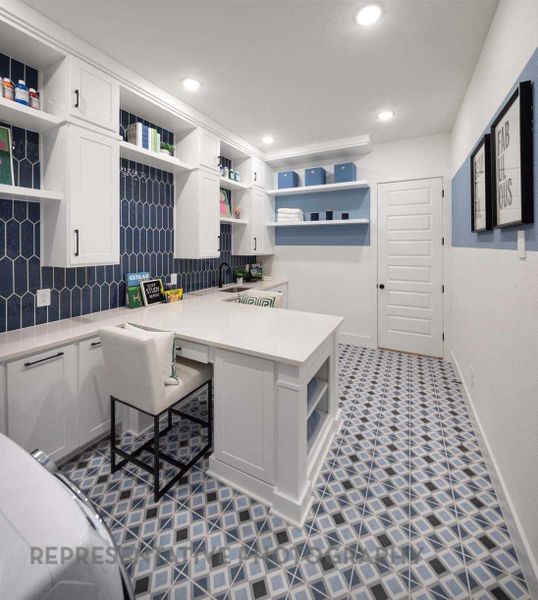 Furnished interior view inside a new home in Cross Creek West, Fulshear (Image 24). Furnished interior view inside a new home in Cross Creek West, Fulshear (Image 24).