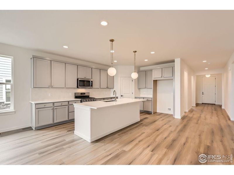 Furnished interior view inside a new home in Barefoot Lakes, Longmont (Image 7).