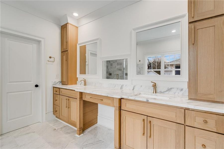 Furnished interior view inside a new home in , Atlanta (Image 37).