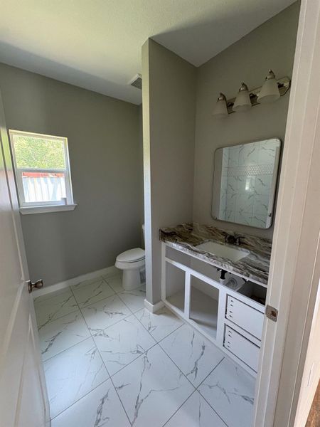 Hall bath