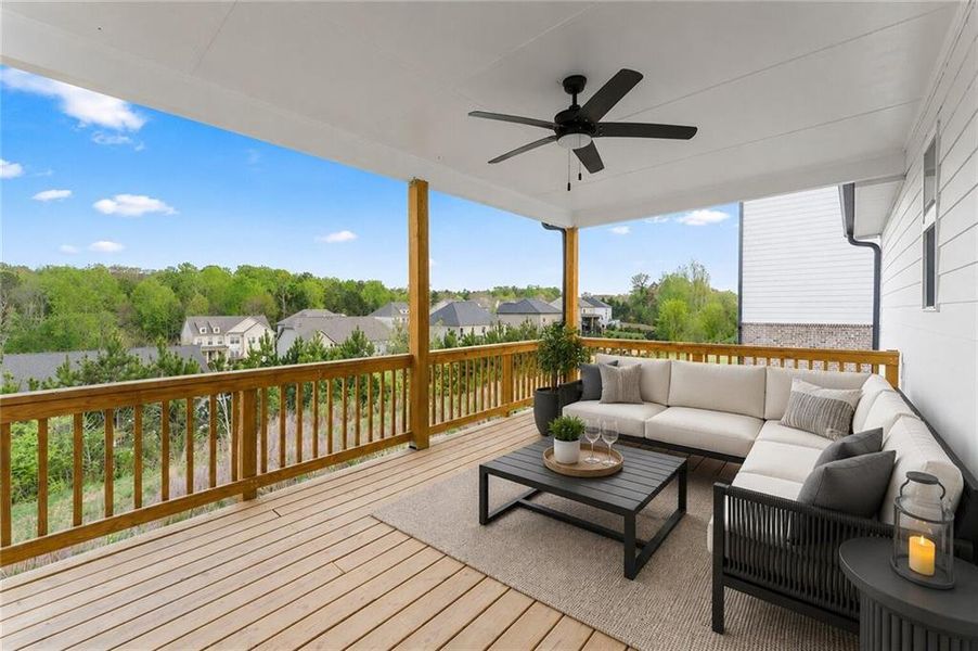 Exterior details and patio area of a home in Carmichael Farms, Canton (Image 3). Exterior details and patio area of a home in Carmichael Farms, Canton (Image 3).
